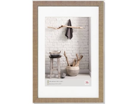 Marco WALTHER DESIGN Home Marrón (Madera - 40x60 cm)