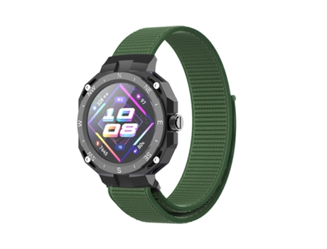 Correa de reloj Huawei Watch GT Cyber Nylon Weave (verde militar)