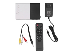 Miniproyector Portátil 1080p Para Películas Y Dibujos Animados Infantiles Con Control Remoto Led Y Enchufe Usb.
