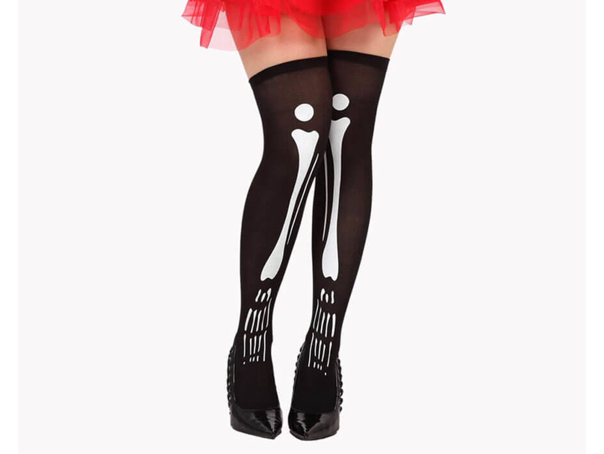 Medias DISFRAZZES Medias Liga Esqueleto (Talla: Talla Universal)