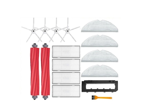 Para xiaomi roborock parts escova principal escova lateral filtros mop pano