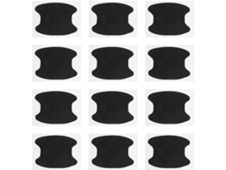 Protectores Autoadhesivos Para Manijas De Puertas De Automóviles, Película Protectora De Fibra De Carbono Negra.
