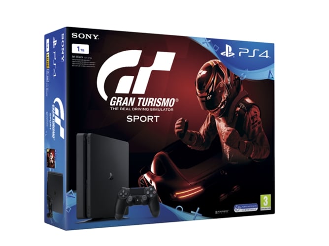 Consola PS4 Slim + Gran Turismo Sport (1 TB)