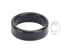 Anillo Inteligente Con Pantalla Táctil, Resistente Al Agua, Modos Deportivos, Seguimiento De Actividad Física, Salud, Negro, 23 Mm