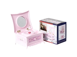 Caja De Música Giratoria Con Forma De Bailarina Para Niños, Con Espejo Y Espacio Para Guardar Joyas. Un Clásico Regalo Retro De Navidad O Cumpleaños.