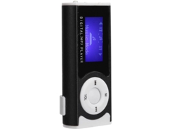 Reproductor De Música Mp3 Portátil Con Mini Pantalla Lcd, Linterna Led Y Clip, Compatible Con Tarjetas De Memoria De Hasta 16 Gb (negro)