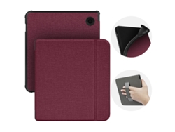 Funda Para Kobo Libra H2o 2019 De 7 Pulgadas Tolino Con Textura De Tela Roja Siurn
