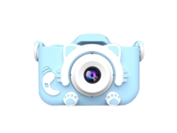 Câmera Infantil, Mini Câmera De Vídeo De Desenho Animado, Câmera Digital (azul) Czhhmart