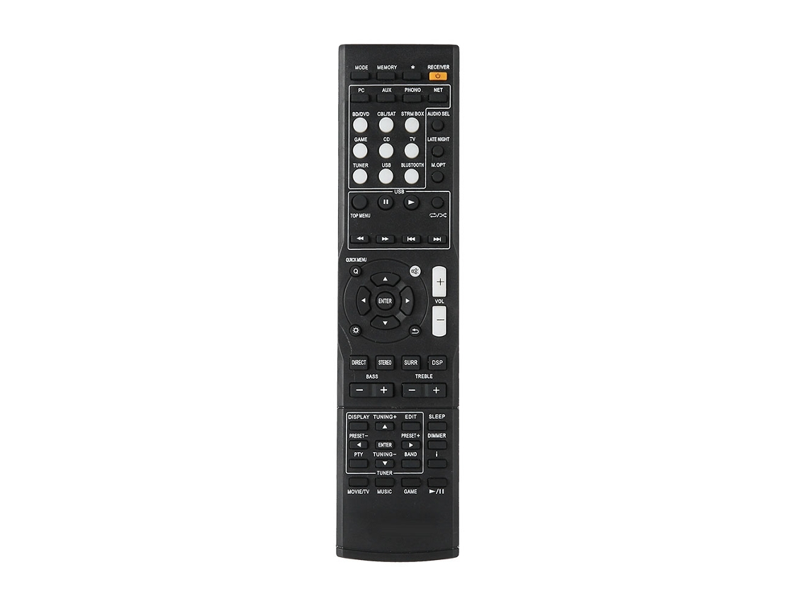 Controle Remoto Substituto Para Amplificador Onkyo Rc-928r Rc-909r Sem Programação