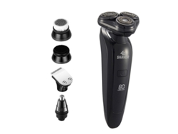Afeitadora Eléctrica 5 En 1 Para Hombres, Recargable Y Rotativa (negra)