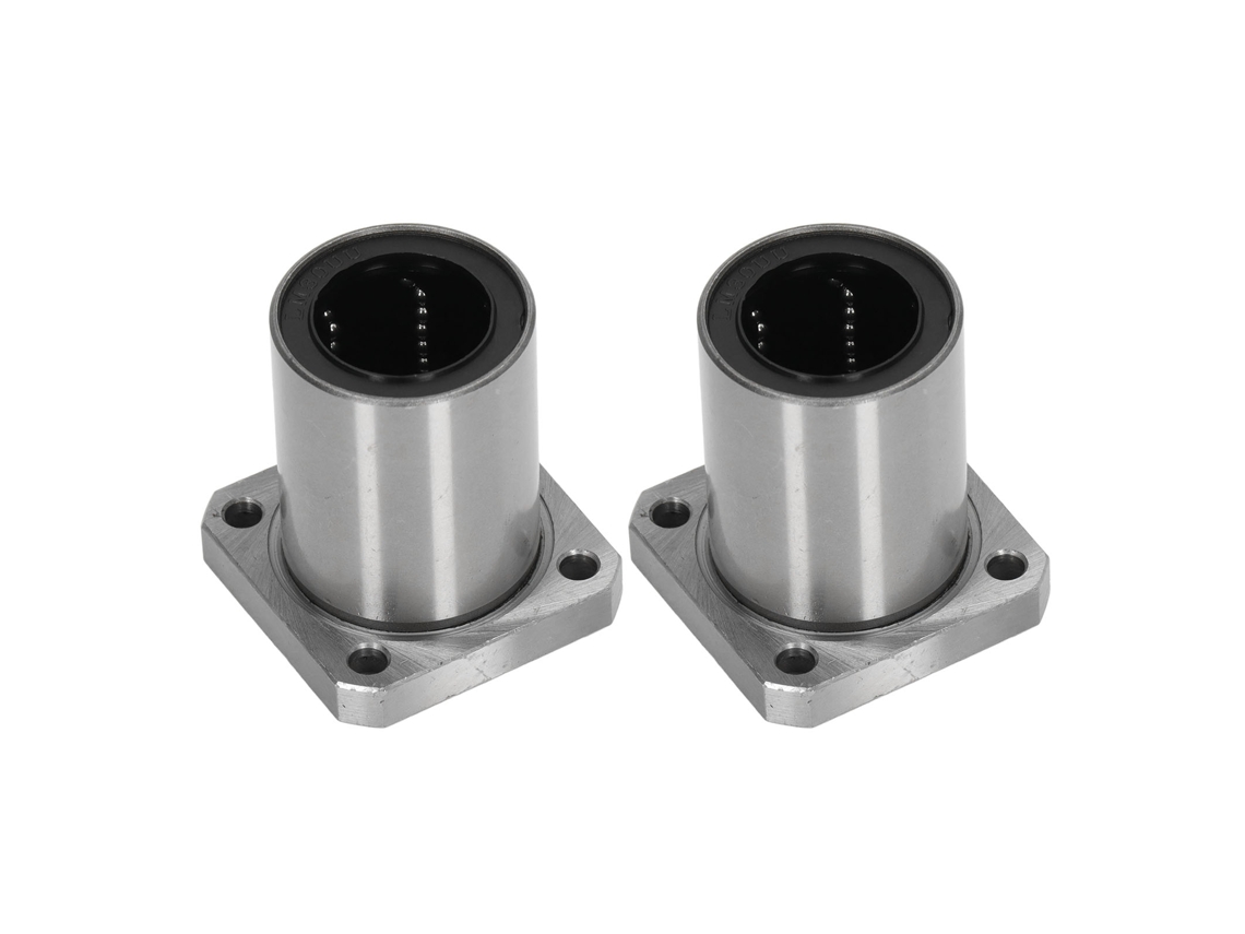 2 Rodamientos Lineales Con Brida Cuadrada Lmk30uu Para Equipos De Movimiento Lineal Cnc.