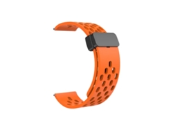 Correa Magnética De Silicona Transpirable Gift4me Para Garmin Forerunner 170 Music - Naranja