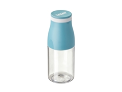 Botella De Agua Tatay Urban Drink 400 Ml Con Tapa Vaso Y Banda Elástica Azul