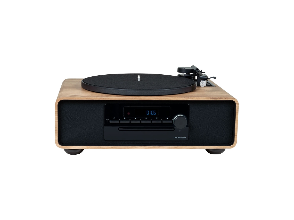 Micro Sistema Radio/cd/mp3/usb/bluetooth 5.0/platino Vinilo 60w Modelo Mic300tt Beige Bigben