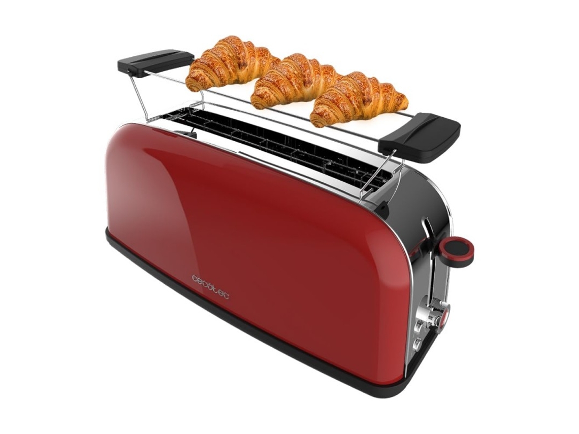 Tostadora CECOTEC Toastin' Time 850 Roja Larga 850 W