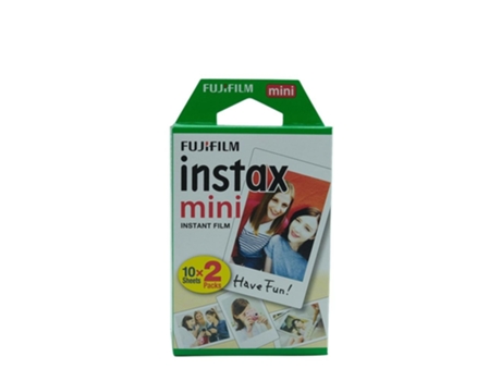 Recarga SLOWMOOSE Instax Mini-Papel de Borde Blanco (20 Hojas)