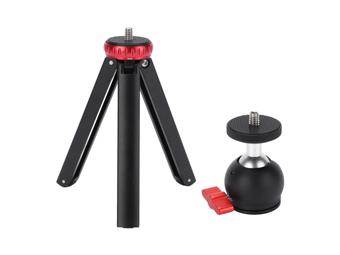 NEVEANCE Trípode de Mesa Mini Metálico con Cabeza Esférica 360° YELANGU