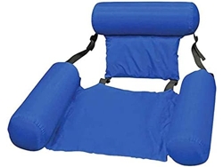 Cama flotante azul joya con tablero de espuma