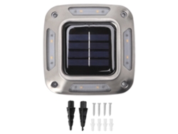 Bj-luz Solar Para Jardim Exterior Impermeável 8 Led Luz Quente Marca De Entrada Jardineira