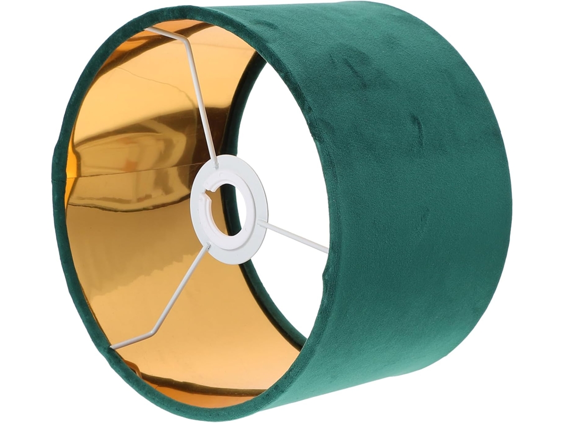 Lámpara De Mesa De Tela Verde Para Dormitorio