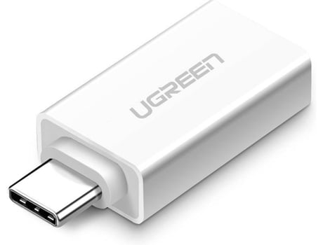 Adaptador UGREEN (Type-C, USB - Blanco)