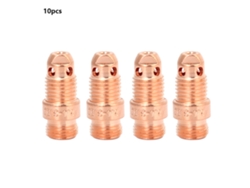 Juego De 10 Cuerpos De Chaleco De Cobre 17cb20 Para Antorcha De Soldadura Tig (2,4 Mm)