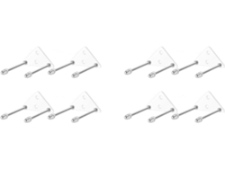 Soporte de pared para 8 patinetas, ideal para exhibir tablas de skate. SFUSHOS