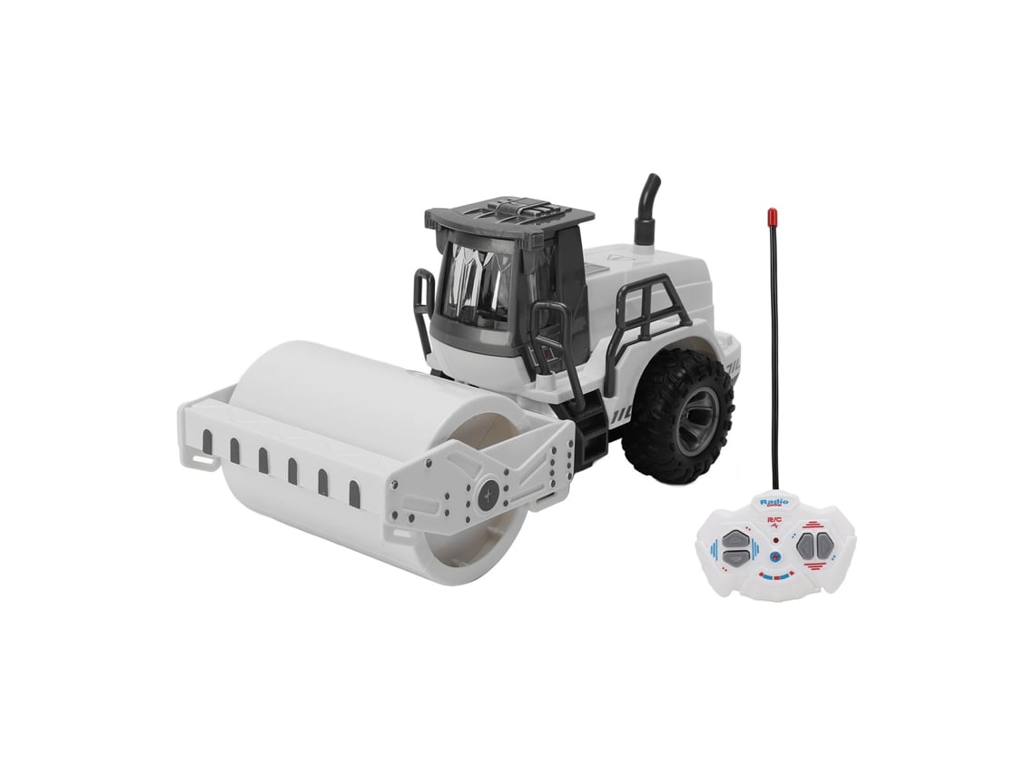 Ats-rodillo De Carretera Rc 4ch Control Remoto Vehículo De Ingeniería Juguete Para Niños Regalo Interior Exterior