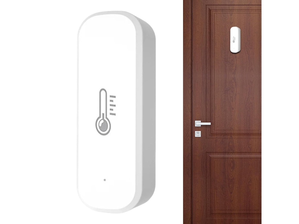 Sensor De Humedad Wi-fi Fácil Instalación Con Retroalimentación - Monitor De Temperatura Inalámbrico Con Monitoreo