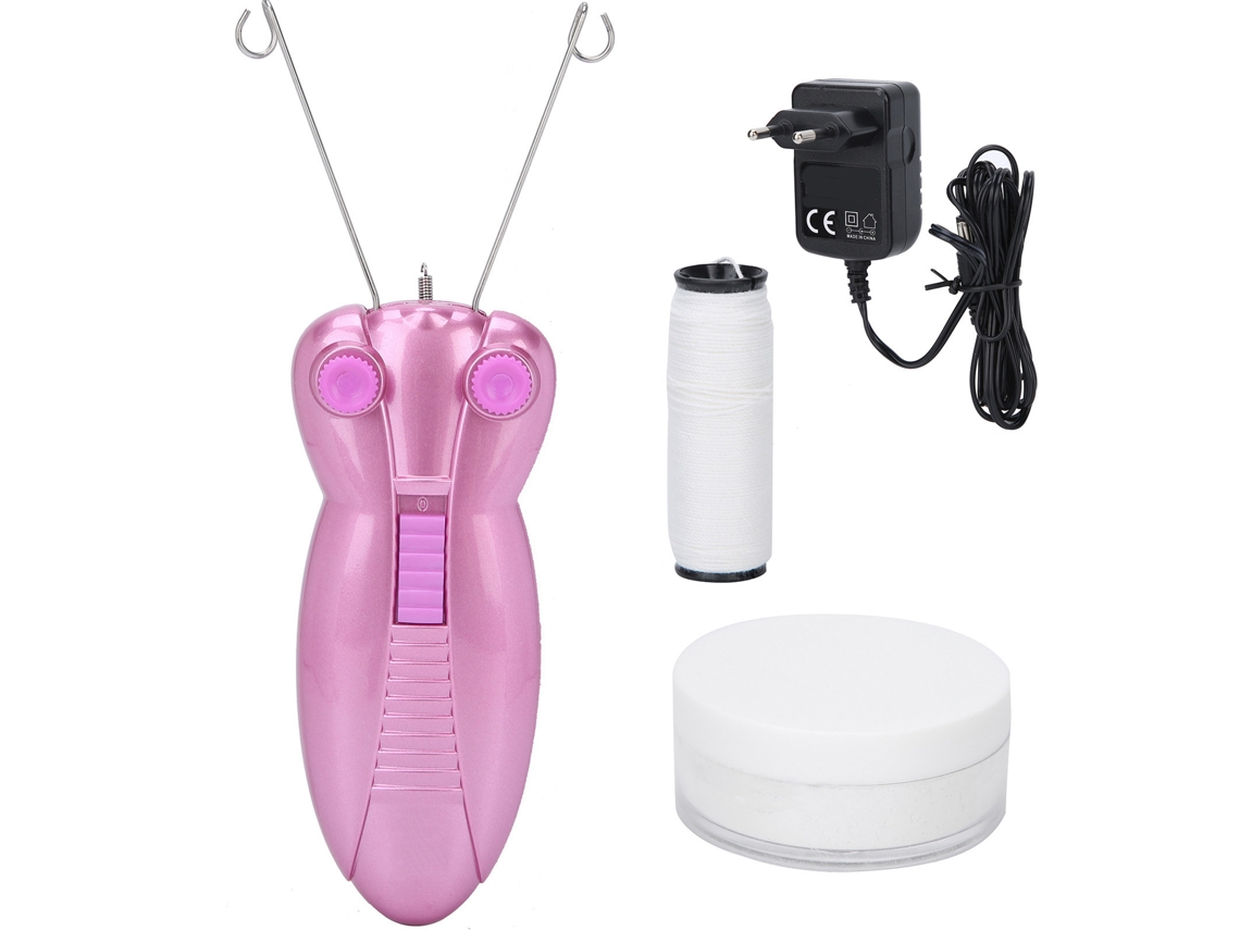 Depiladora Eléctrica De Hilo Para Mujeres, Depilador De Hilo Para Rostro Y Cuerpo