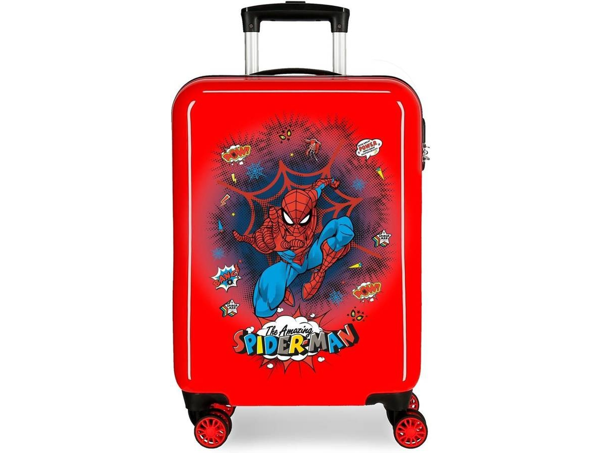 Maleta de Viaje Infantil MARVEL Spiderman Pop Rojo (38x55x20cm - 34 L)