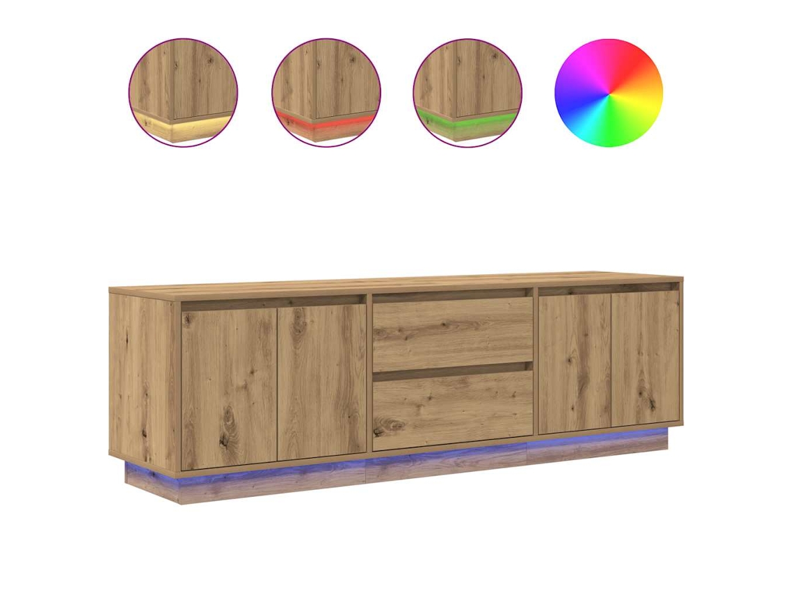 Mueble de TV de madera procesada marrón vidaxl