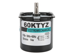 Motor Síncrono De Ca De 14 W, Imán Permanente, Baja Velocidad (10 Rpm), Alto Par, Eje Central, Control Bidireccional, 110 V.