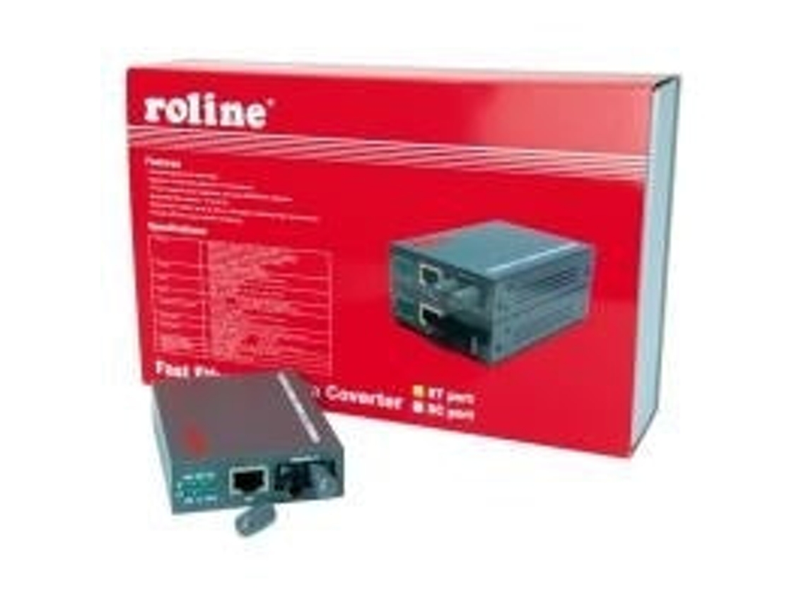 Convertidor Fast Ethernet RJ45/St, Loop Back Roline (21.13.1070)