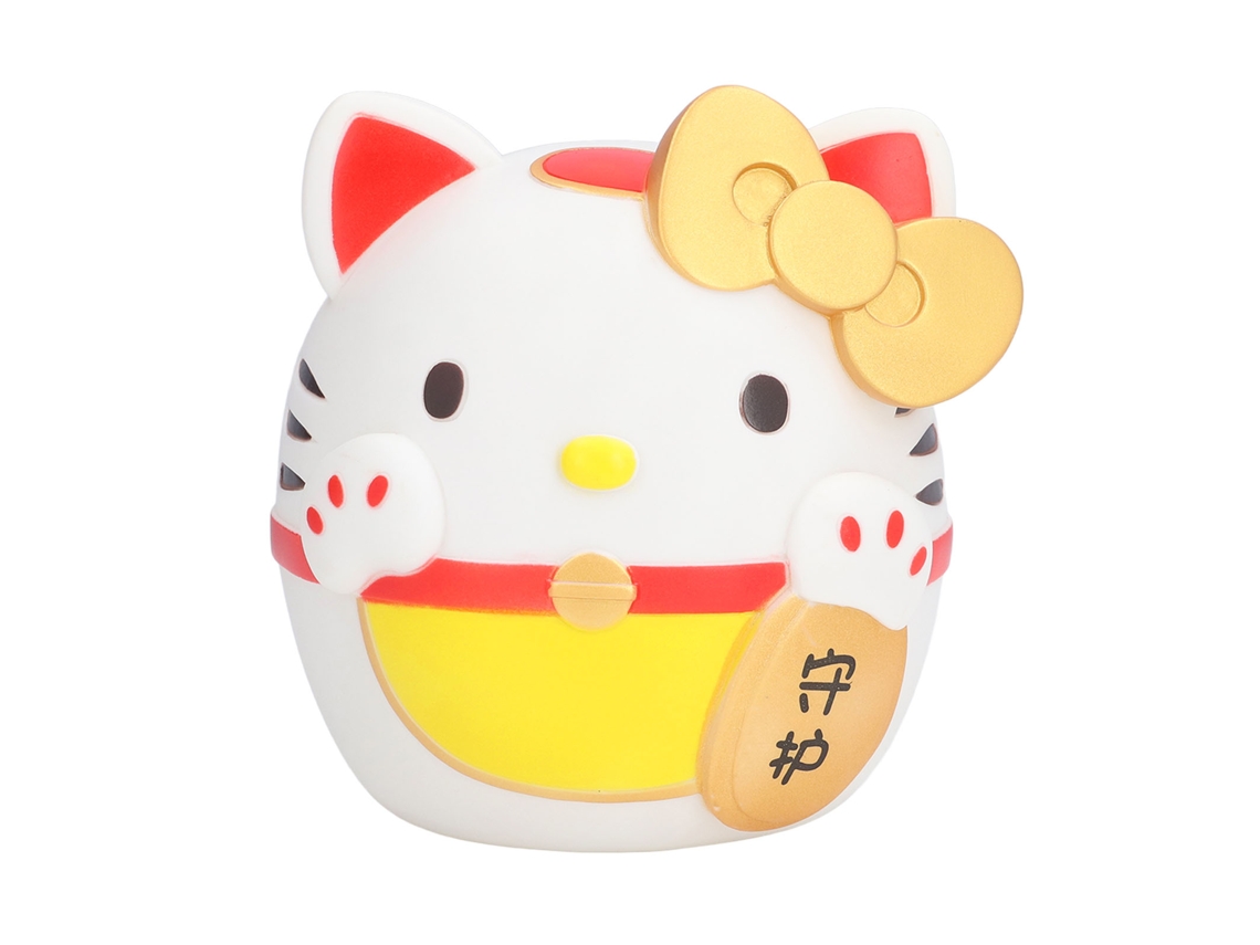 Dinero de gran capacidad con forma de gato Maneki de porcelana