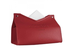 2026-caja De Pañuelos De Cuero Pu Para Hotel Hogar Sala Resistente Al Agua Antideslizante 22x12.8x14cm 22×12,8×14 Cm Rojo