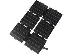 Cargador Portátil E Impermeable Para Panel Solar Plegable De Etfe De 30 W Y 5 V/12 V Con Bolsa.