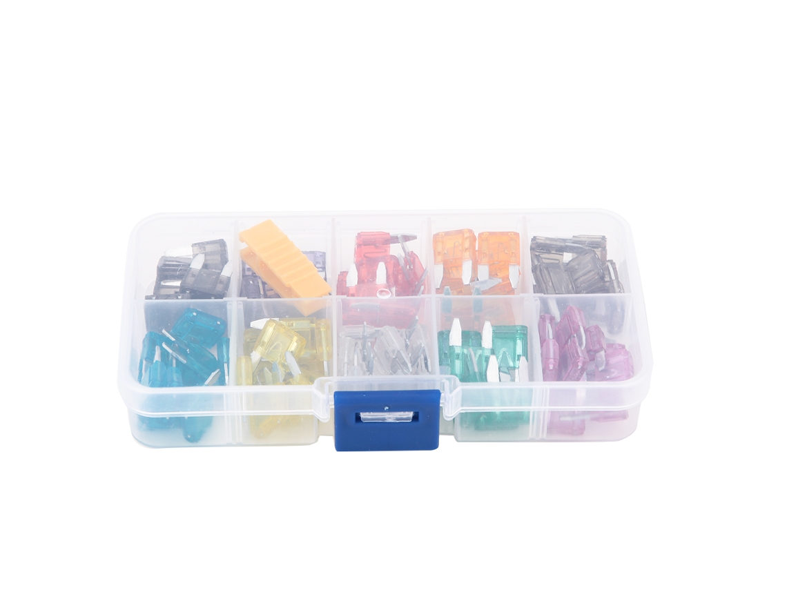 Kit De Fusibles Lámina Mini Galvanizados De Cobre Para Coches Tipo Insertable (2-35a 101pcs)