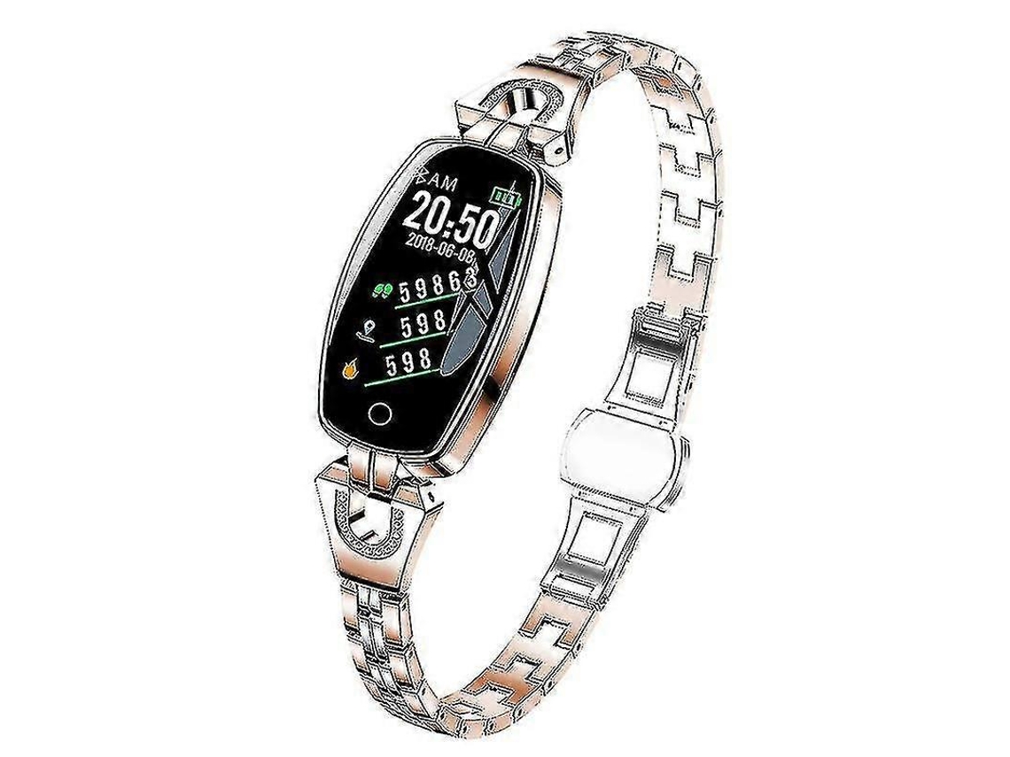 Reloj inteligente H8 con monitor de presión arterial, frecuencia cardíaca, pulsera deportiva impermeable, tienda Jinyubo