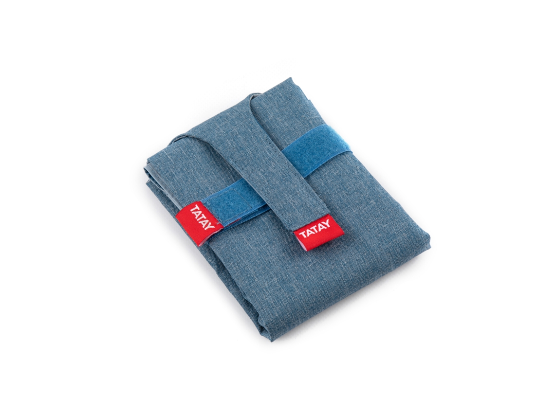 Envoltorio Bocadillo Reutilizable Tatay Urban Food Textil Baguette Ajustable Azul Denim
