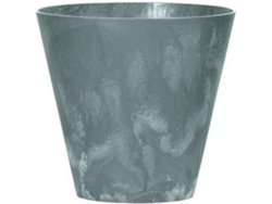 Maceta PROSPERPLAST Tubus Beton Efect (Gris - 30 x 28 cm)