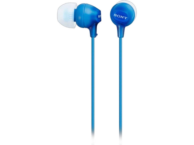 Auriculares SONY MDR-EX15LP (In Ear - Azul)