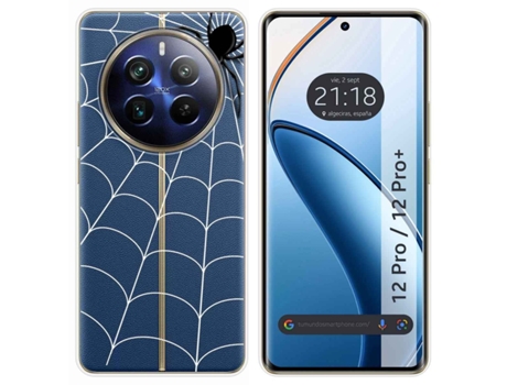 Funda Diseño Araña para Realme 12 Pro 5G / 12 Pro Plus 5G TUMUNDOSMARTPHONE Silicona Multicolor