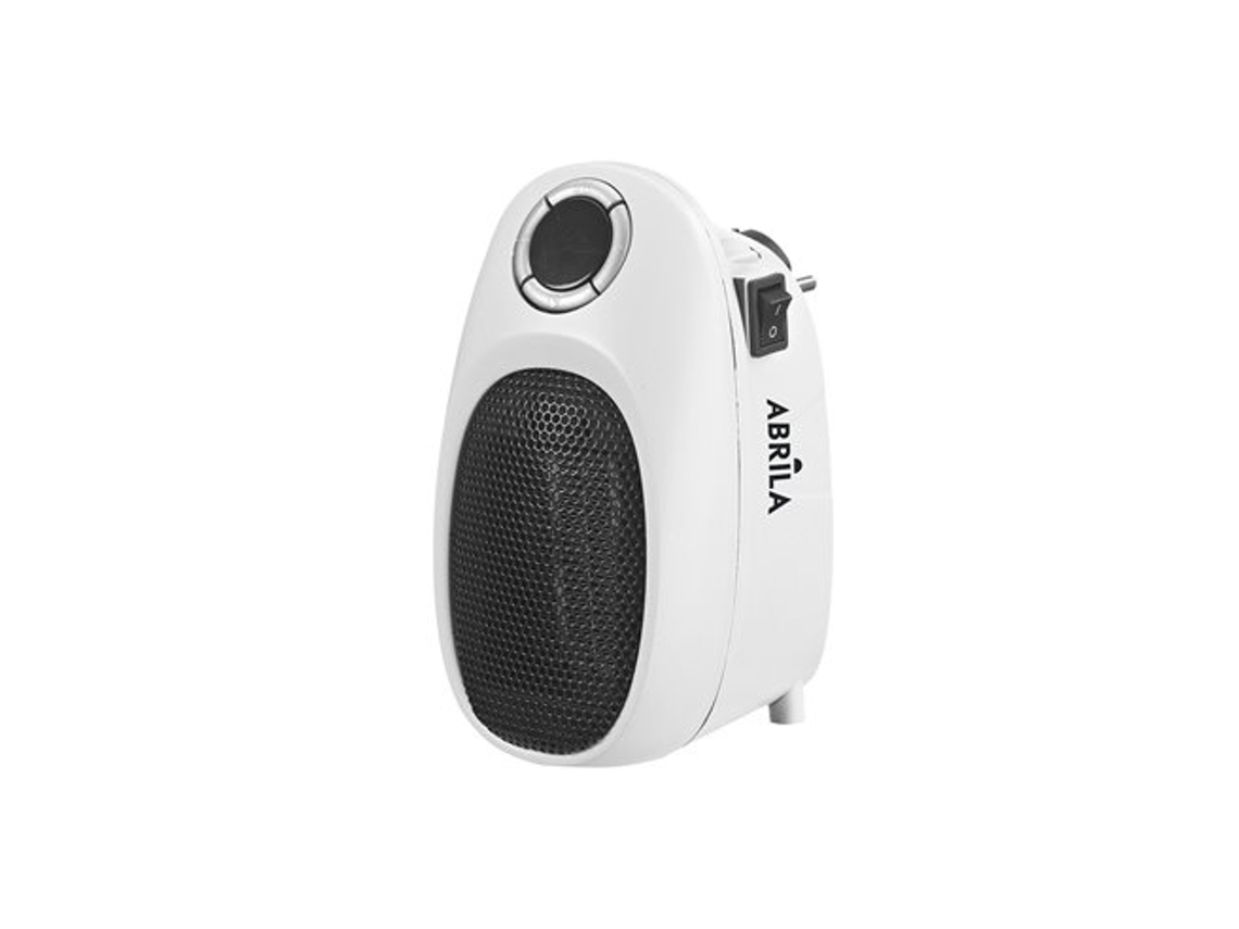 Mini Termoventilador Cerámico Malasia Blanco 500w Temperatura Regulable Temporizador Display (16x12x9cm)