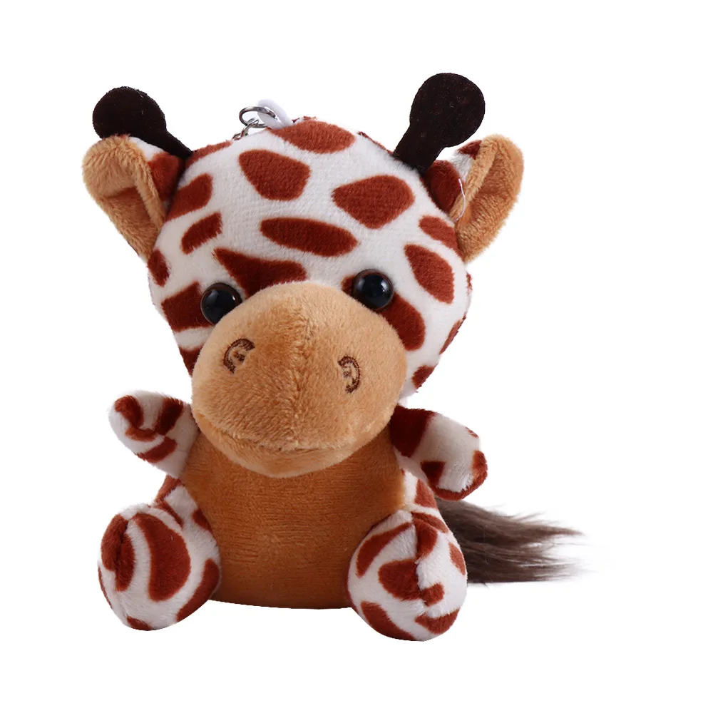 Llaveros de peluche de la serie Animales de la Selva de MDUG (jirafa)