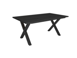 Mesa Comedor, 167x90x74cm, Para 8 Comensales, Muebles Comedor, Negro