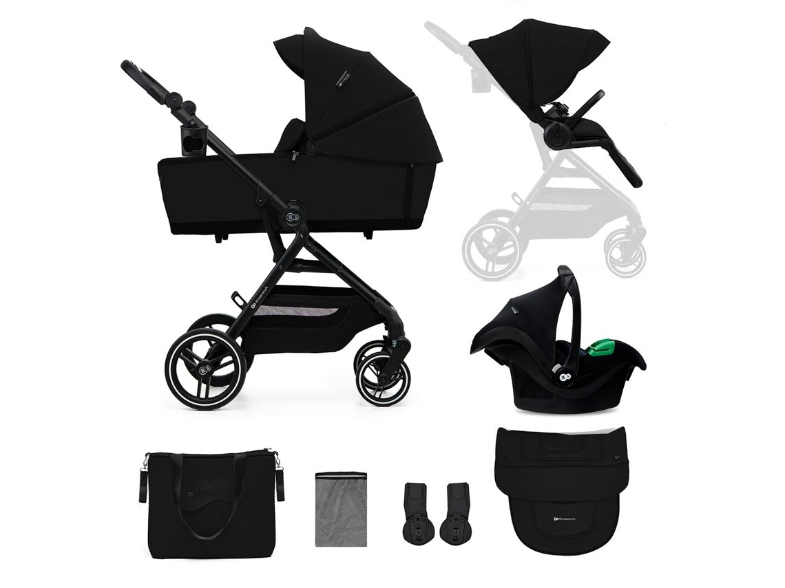 Carrito Kinderkraft para bebé Universal Yoxi 3 en 1 (negro)