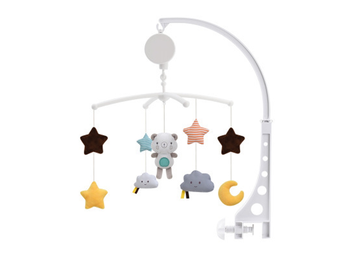 Móvil de cuna con forma de osito, móvil musical, peluche para niños y niñas. Stelasplen (0-18 meses)