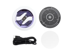 Enfriador Magnético Para Teléfono De 3 Velocidades, Ventilador De Refrigeración Para Juegos Móviles De Semiconductor, Blanco