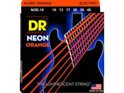 Juego de Cuerdas Guitarra Eléctrica DR NOE-10 Neon Orange (.010 - .013 - .017 - .026 - .036 - .046 - Níquel)